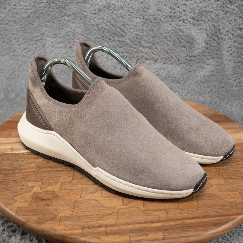 Vince Marlon Low Top Slip-On Sneakers in Light Woodsmoke Size 9